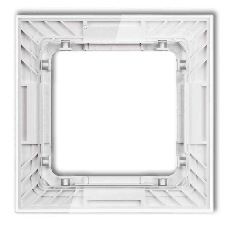 1-gang universal transparent frame DECO Art - glass effect