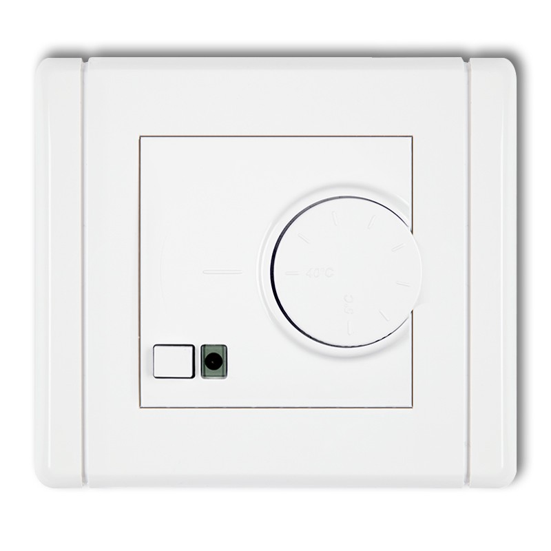 Electronic temperature controller with underfloor sensor