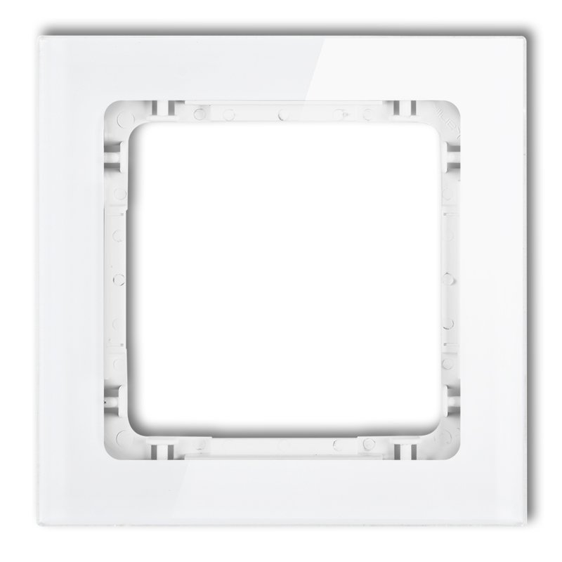 1-gang universal frame - glass effect