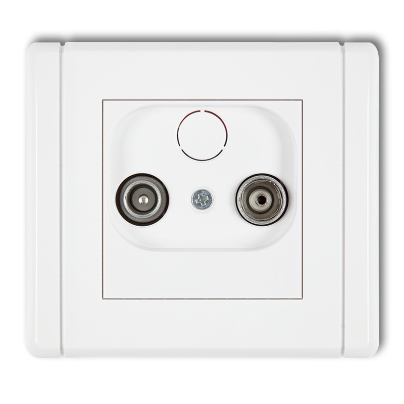 Radio/TV final socket (in series of through sockets) the 6dB