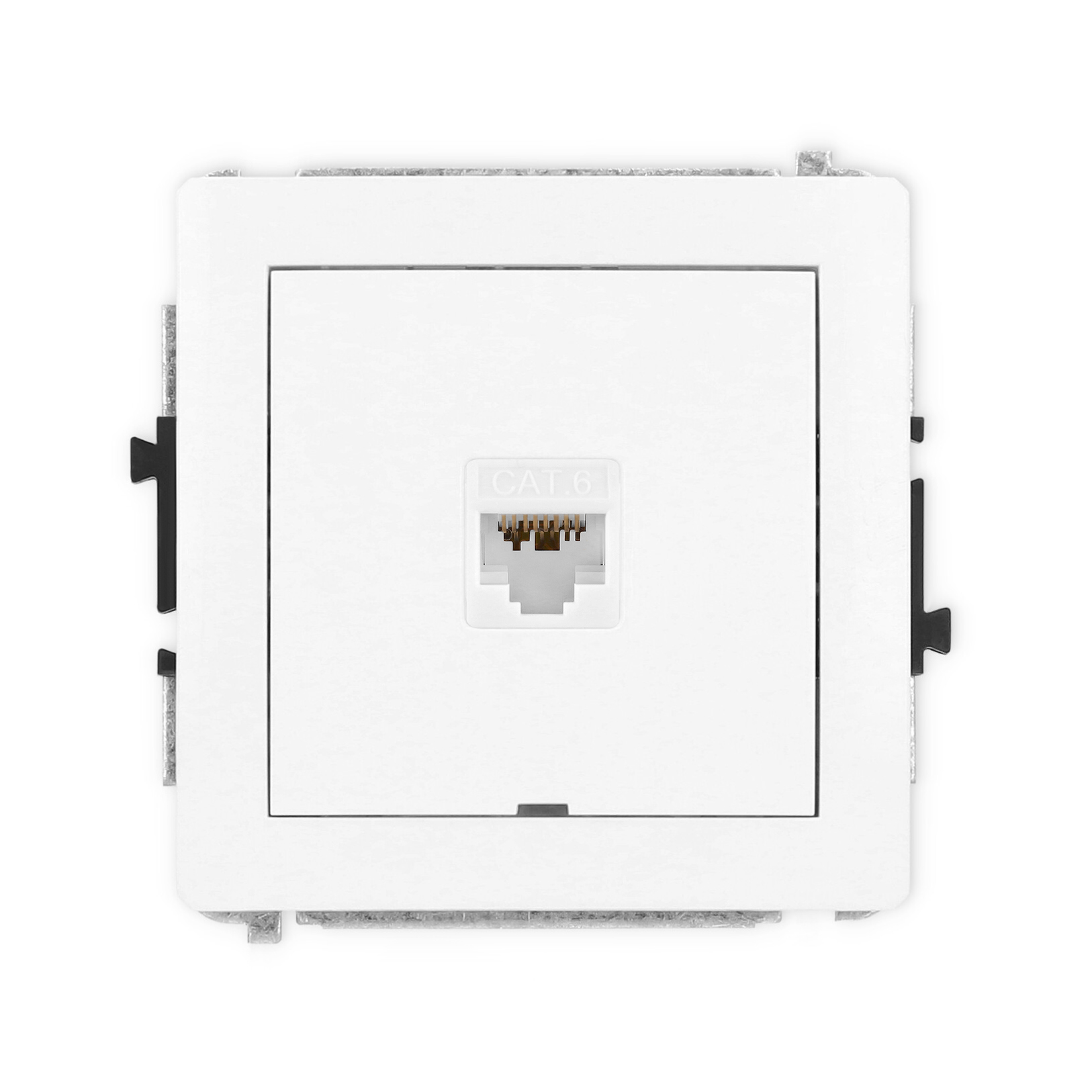 Single computer socket mechanism 1xRJ45, cat. 6A, 8-contact, without description field