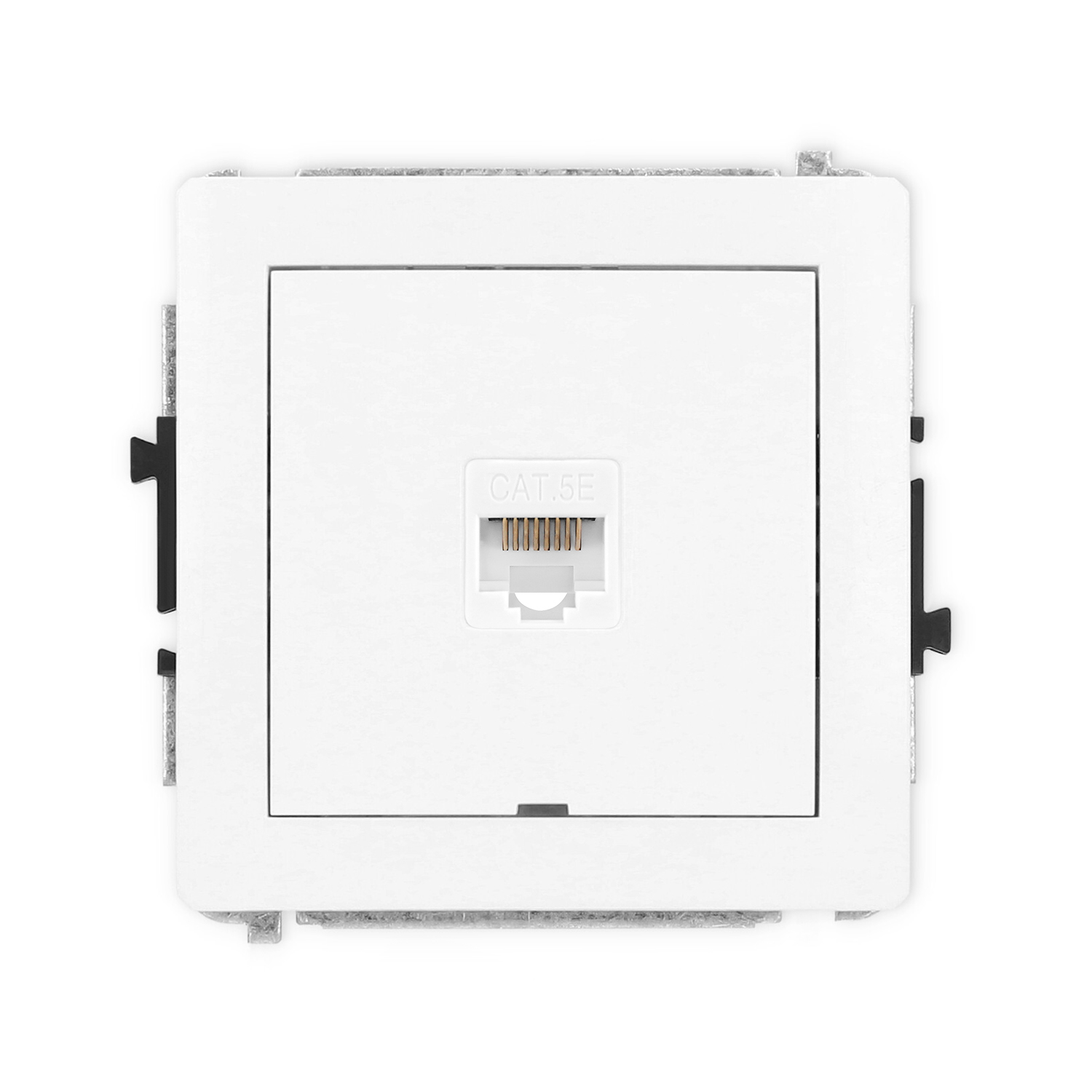 Single computer socket mechanism 1xRJ45, cat. 5e, 8-contact, without description field