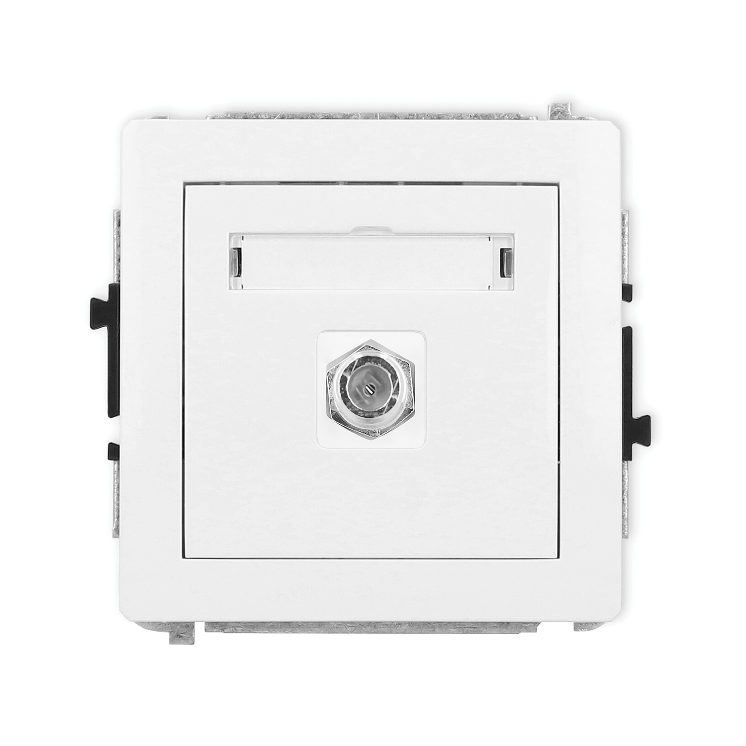 Single antenna F type socket (SAT) mechanism