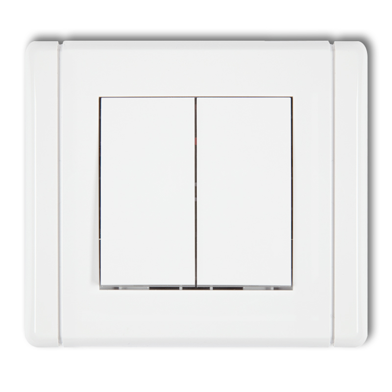 Roller blind switch (double push button without pictograms)