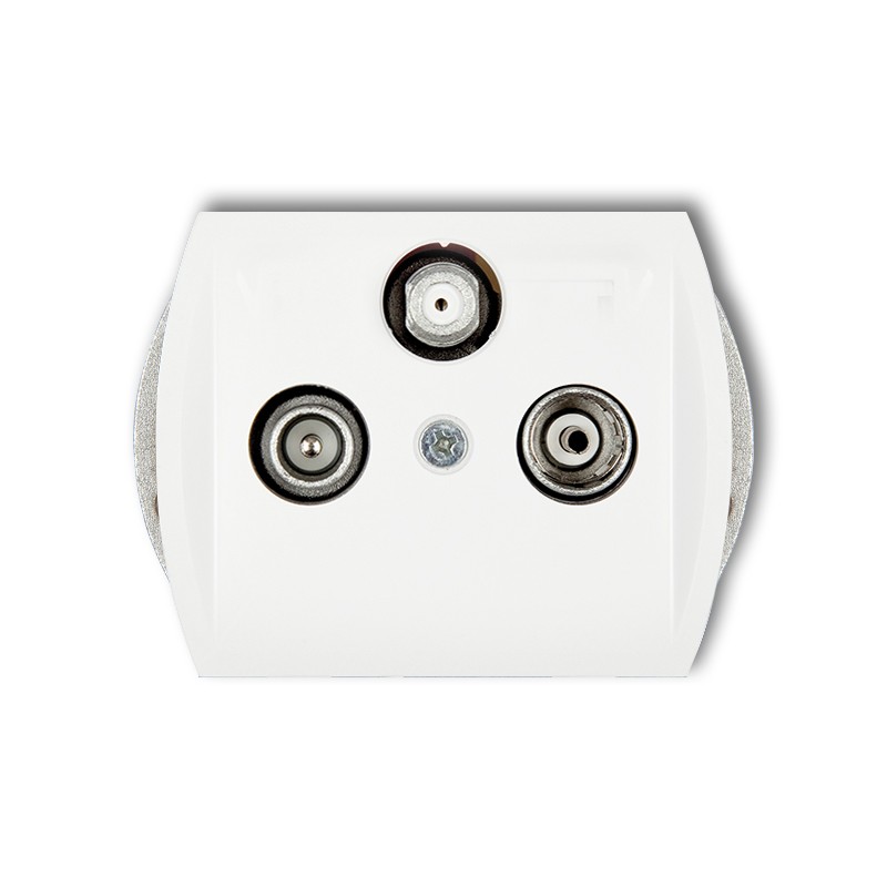 Radio/Tv/SAT multimedia socket (Internet) mechanism