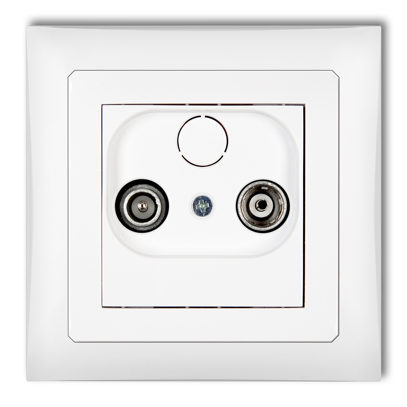 Radio/TV final socket (in series of through sockets) the 6 dB