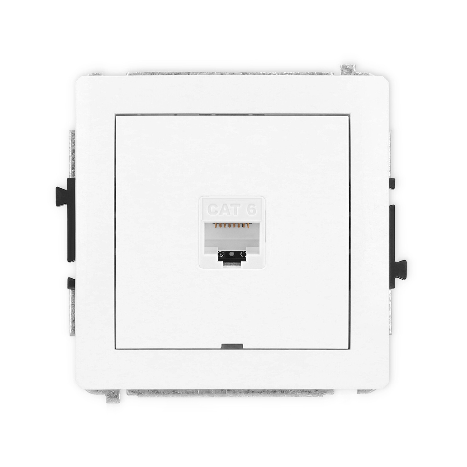 Single computer socket mechanism 1xRJ45, cat. 6, 8-contact, without description field