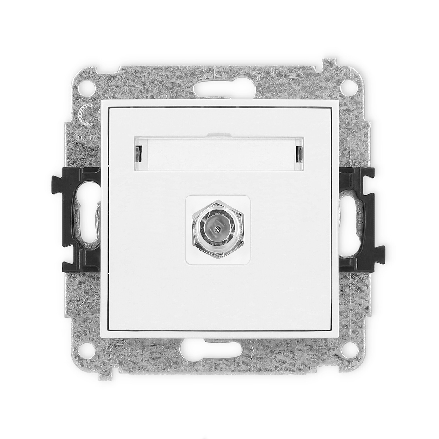 Single antenna F type socket (SAT) mechanism