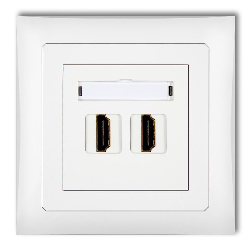 HDMI 2.0 double socket