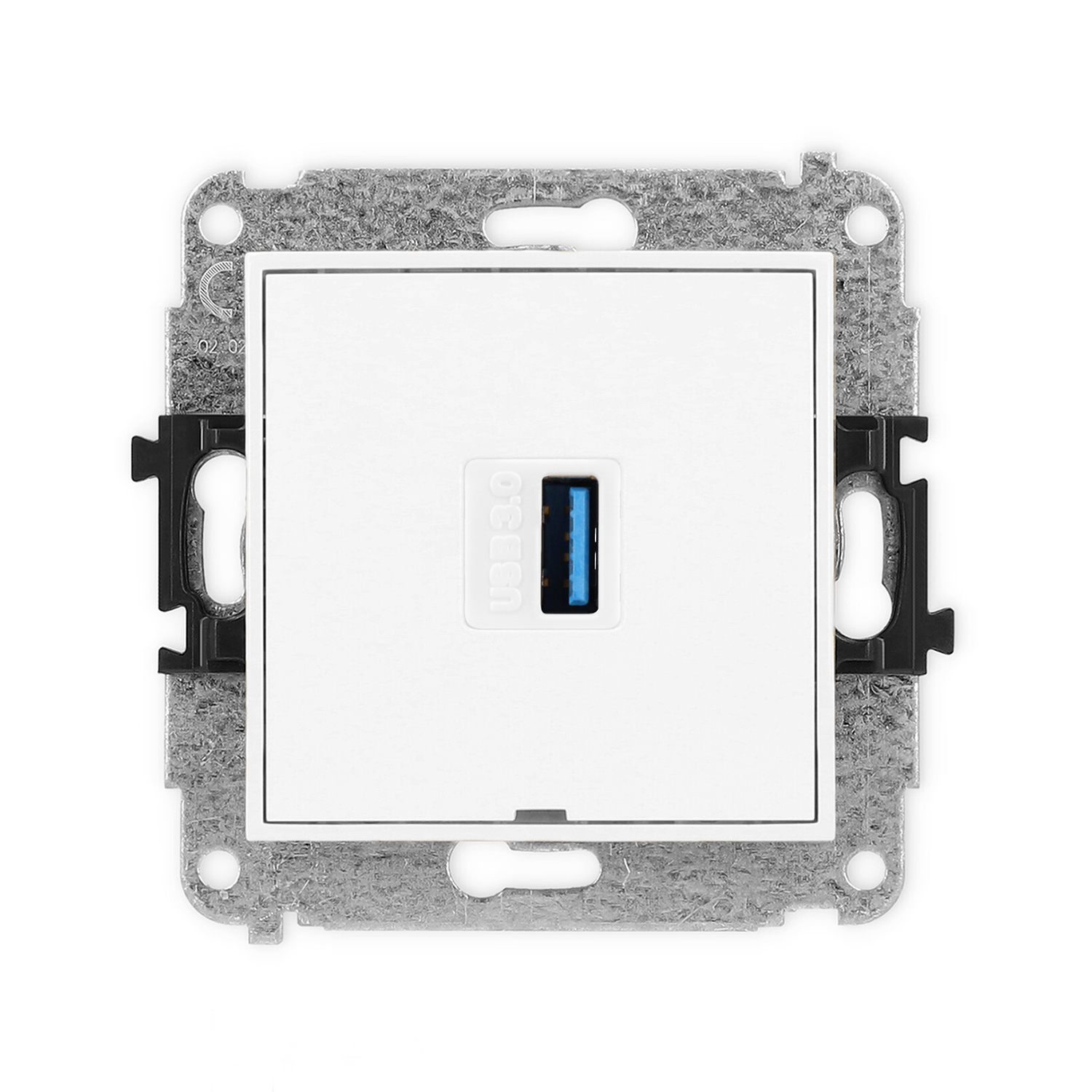 USB A-A 3.0 single socket mechanism, without description field