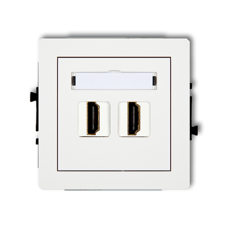 HDMI 2.0 double socket