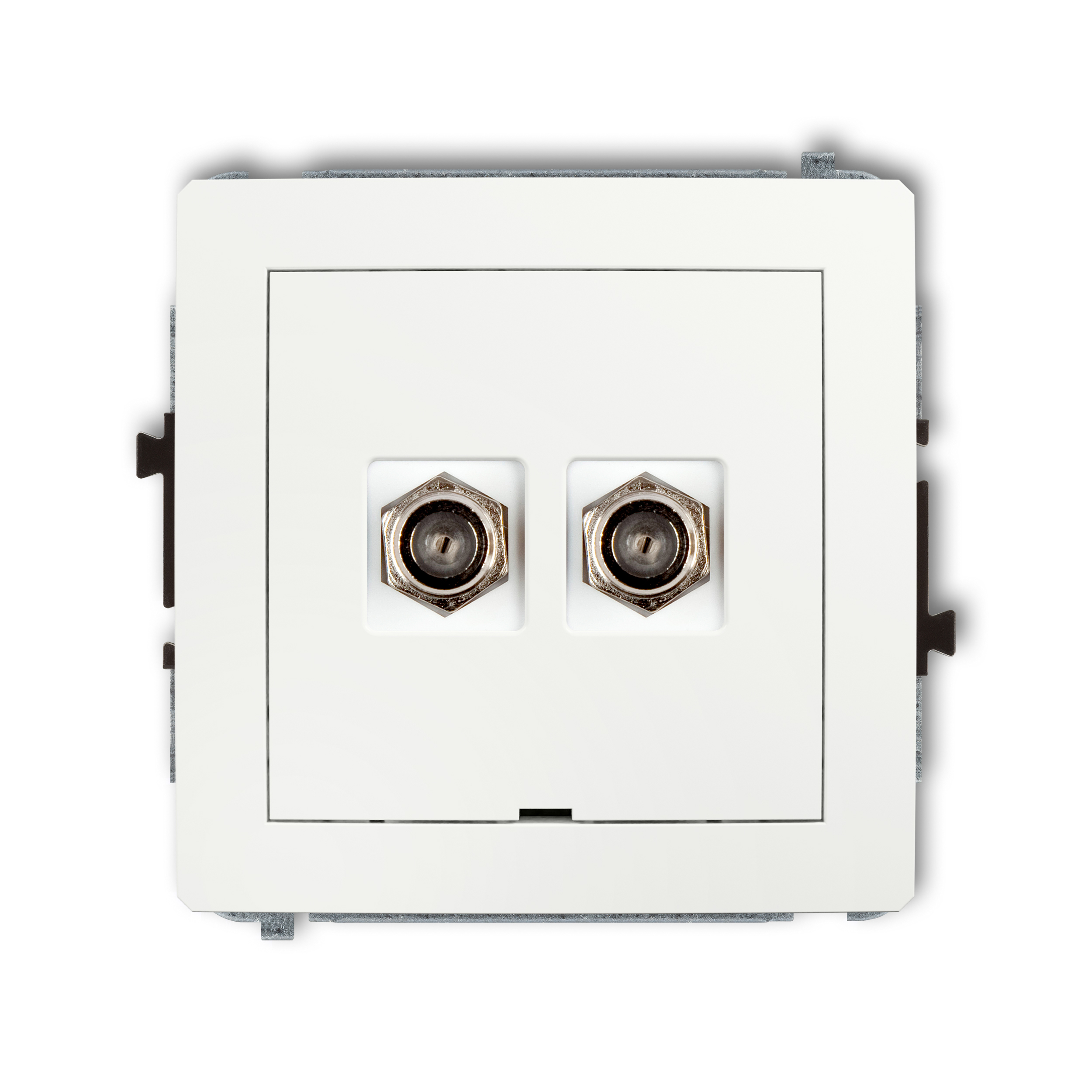 Double antenna F type socket (SAT) mechanism, without description field