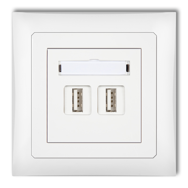 2xUSB A-A 2.0 double socket