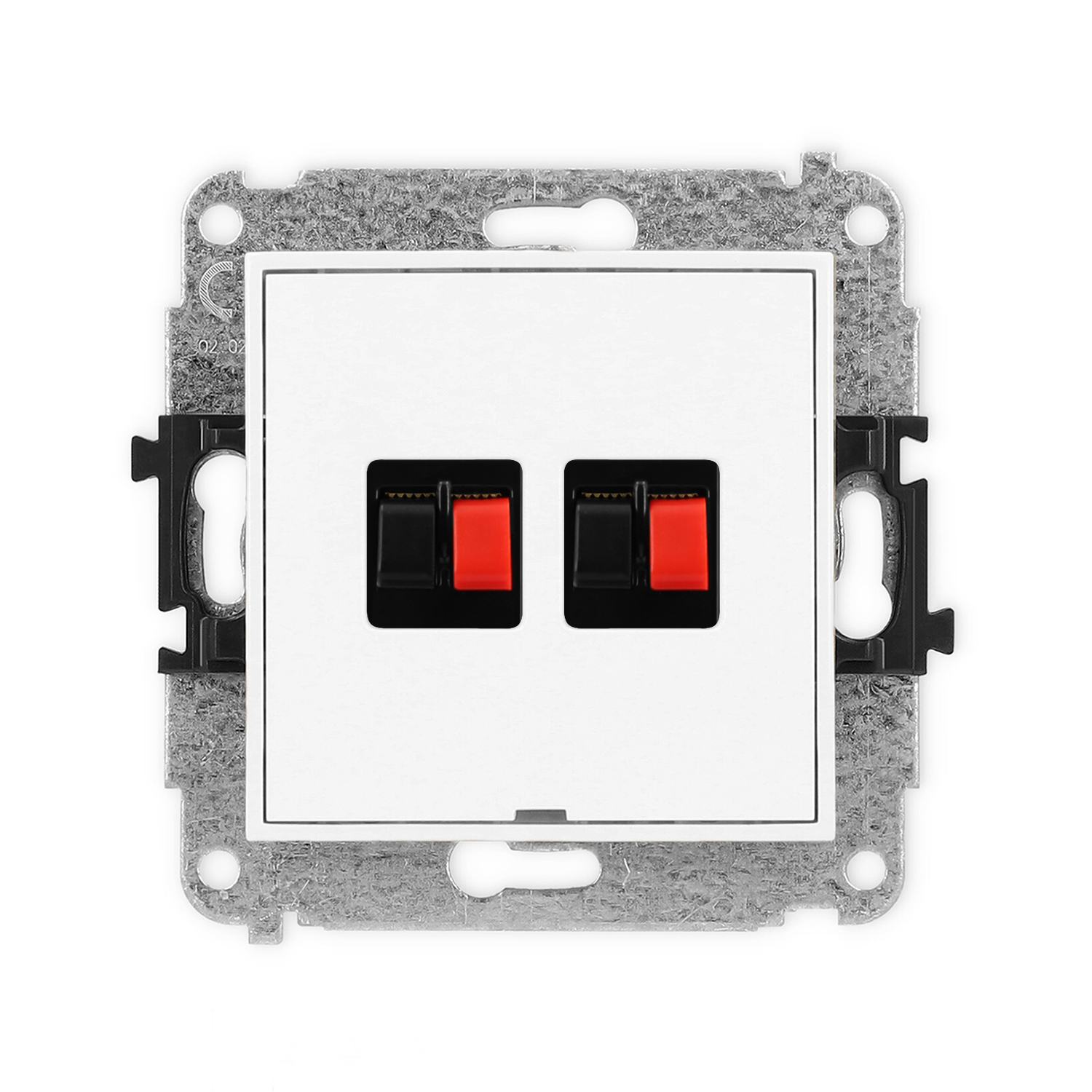 Double loudspeaker socket (2mm) mechanism, without description field