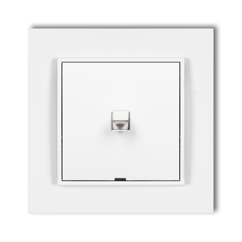 American-style two-way switch (single push button without pictogram)
