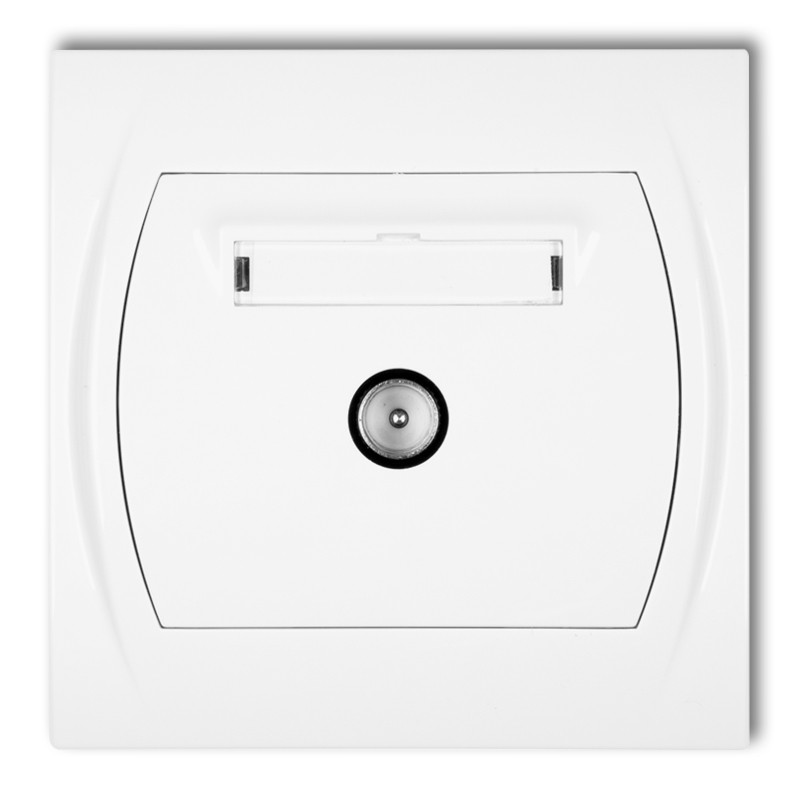 Single antenna TV socket