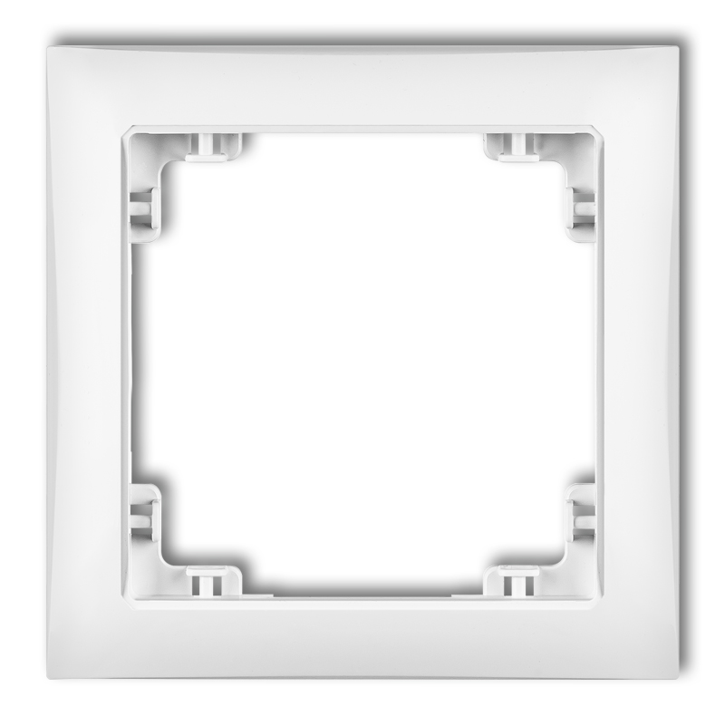 1-gang universal plastic frame DECO Soft