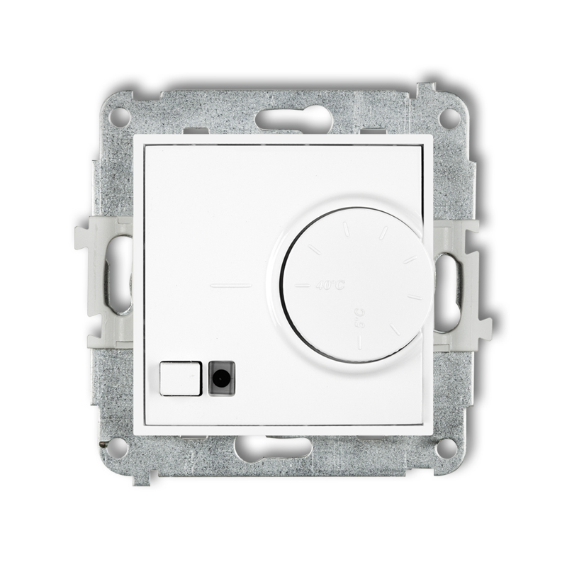 Electronic temperature controller mechanism with underfloor sensor